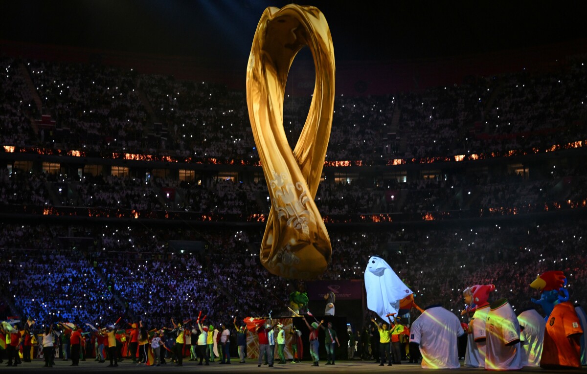 Spectacular opening ceremony kicks off Qatar 2022