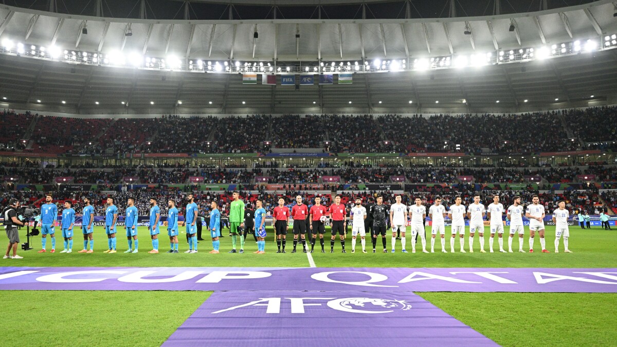 Images - Group B: India V Uzbekistan