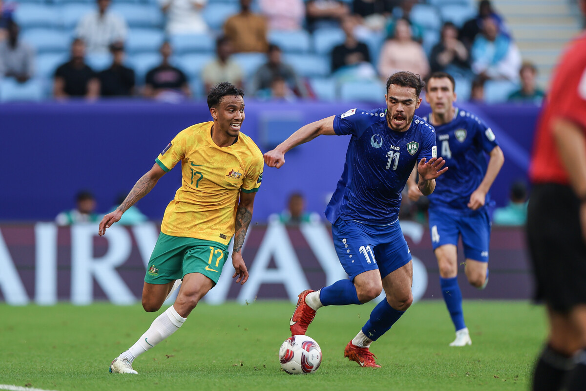 Images - Group B: Australia V Uzbekistan