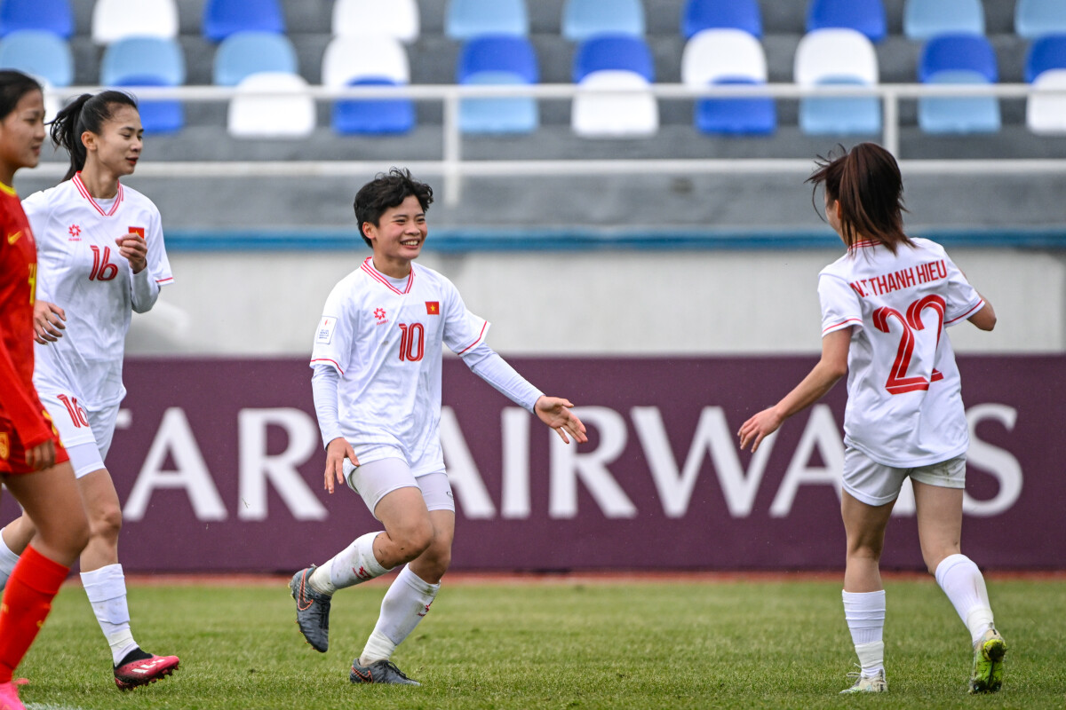 AFC U20 Women's Asian Cup Group B China PR fall short despite