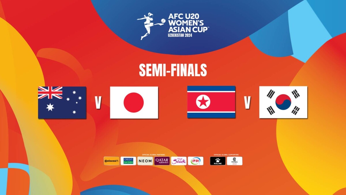 AFC U20 Women's Asian Cup Stage set for semifinals