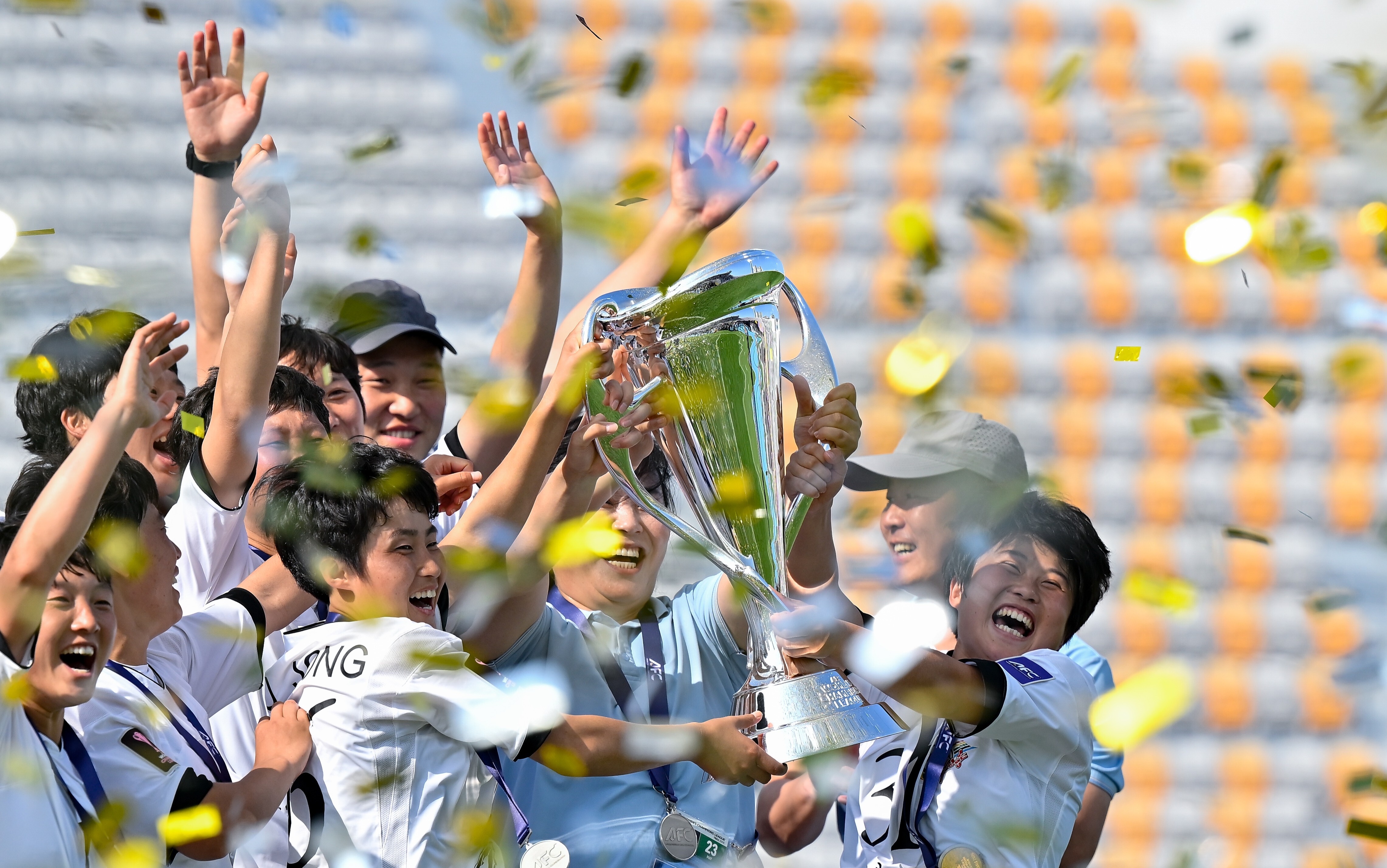 Naegohyang Women’s FC celebra el título de la AFC Women’s Champions League 2025/26