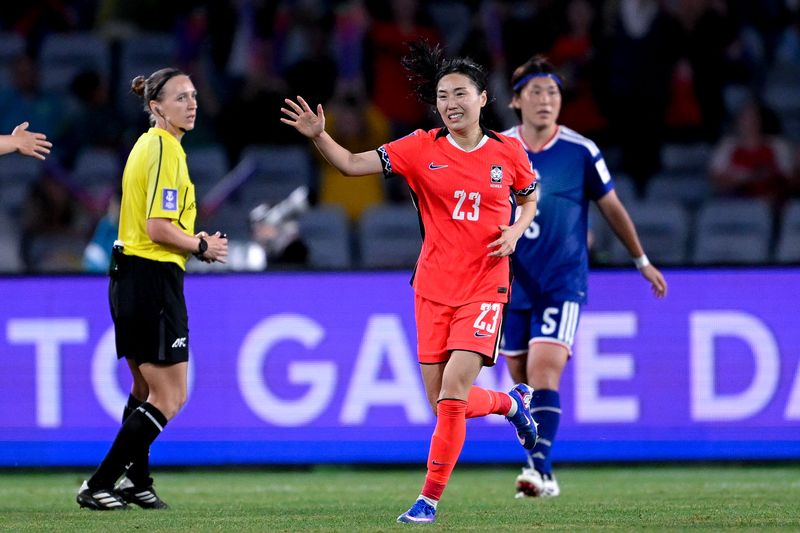 Japan vs South Korea in the AFC Women's Asian Cup 2026