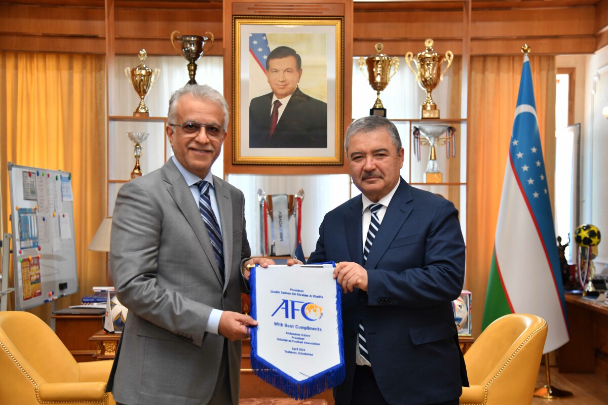 AFC President reinforces strong ties with Uzbekistan FA