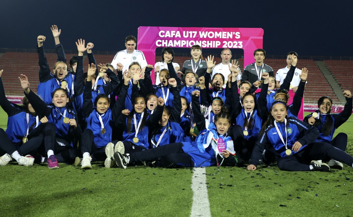 Uzbekistan CAFA U17 Women Champions 2023 