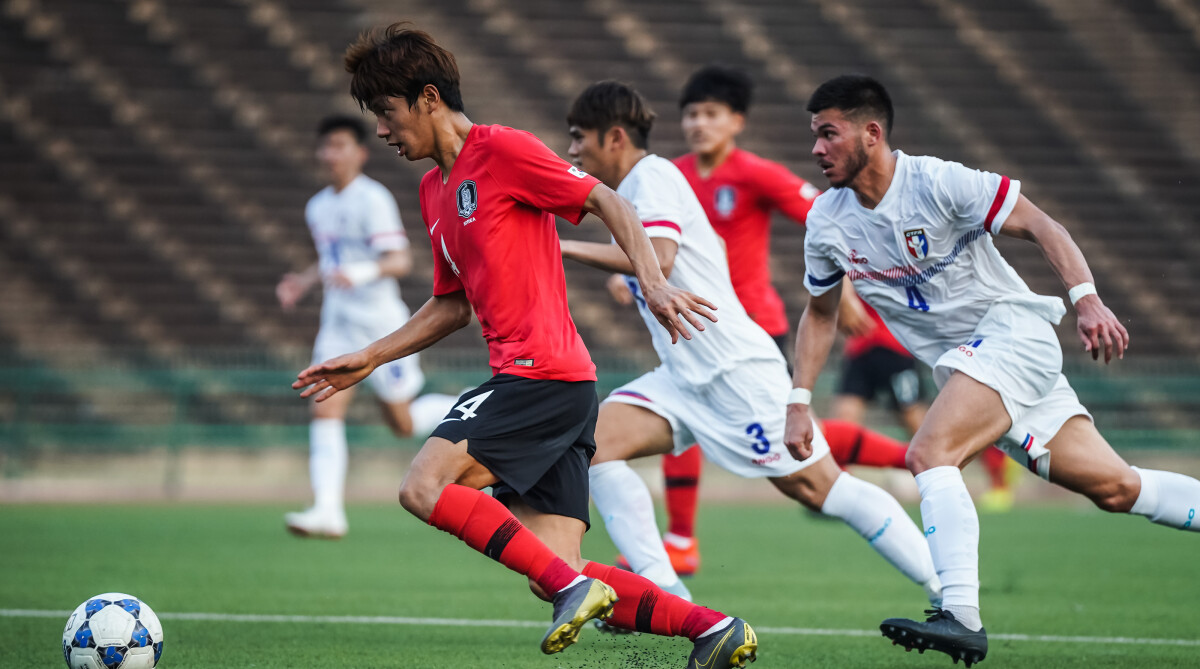 Korea Republic v Chinese Taipei - 2020 AFC U23 Championship Qualifiers