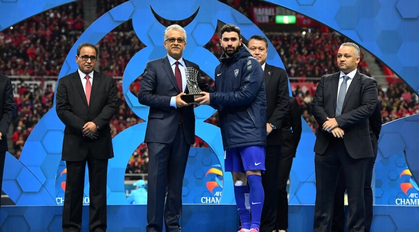 Omar Khribin Bags Afc Champions League Top Scorer Award