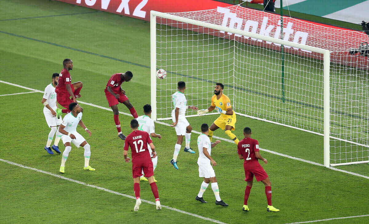 Almoez Ali Qatar Vs Saudi Arabia Afc Asian Cup 2019