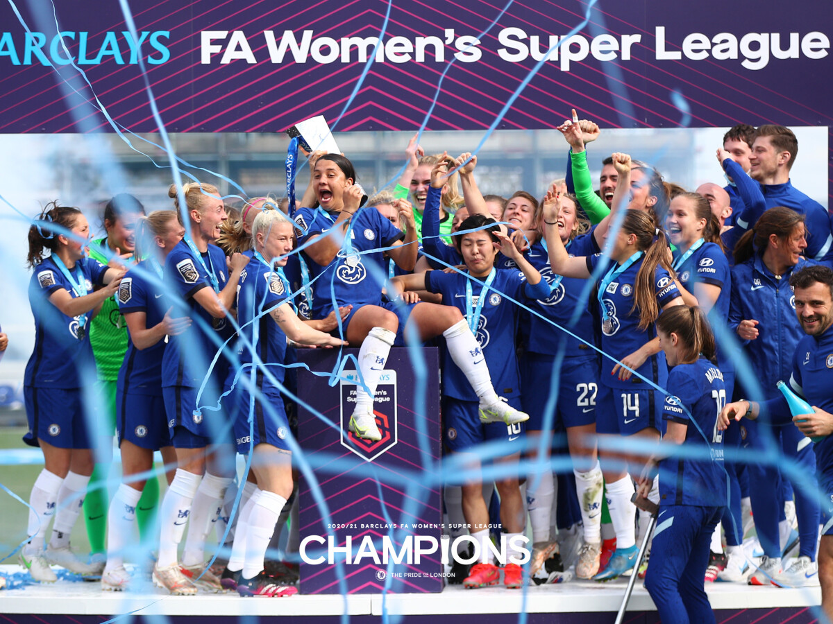 Delight For Sam Kerr Ji So Yun As Chelsea Clinch English Title